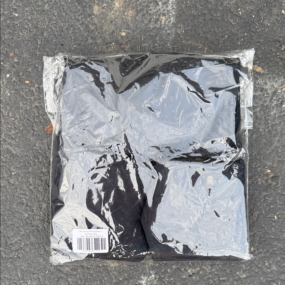 Black period panties  (New, Packaged)